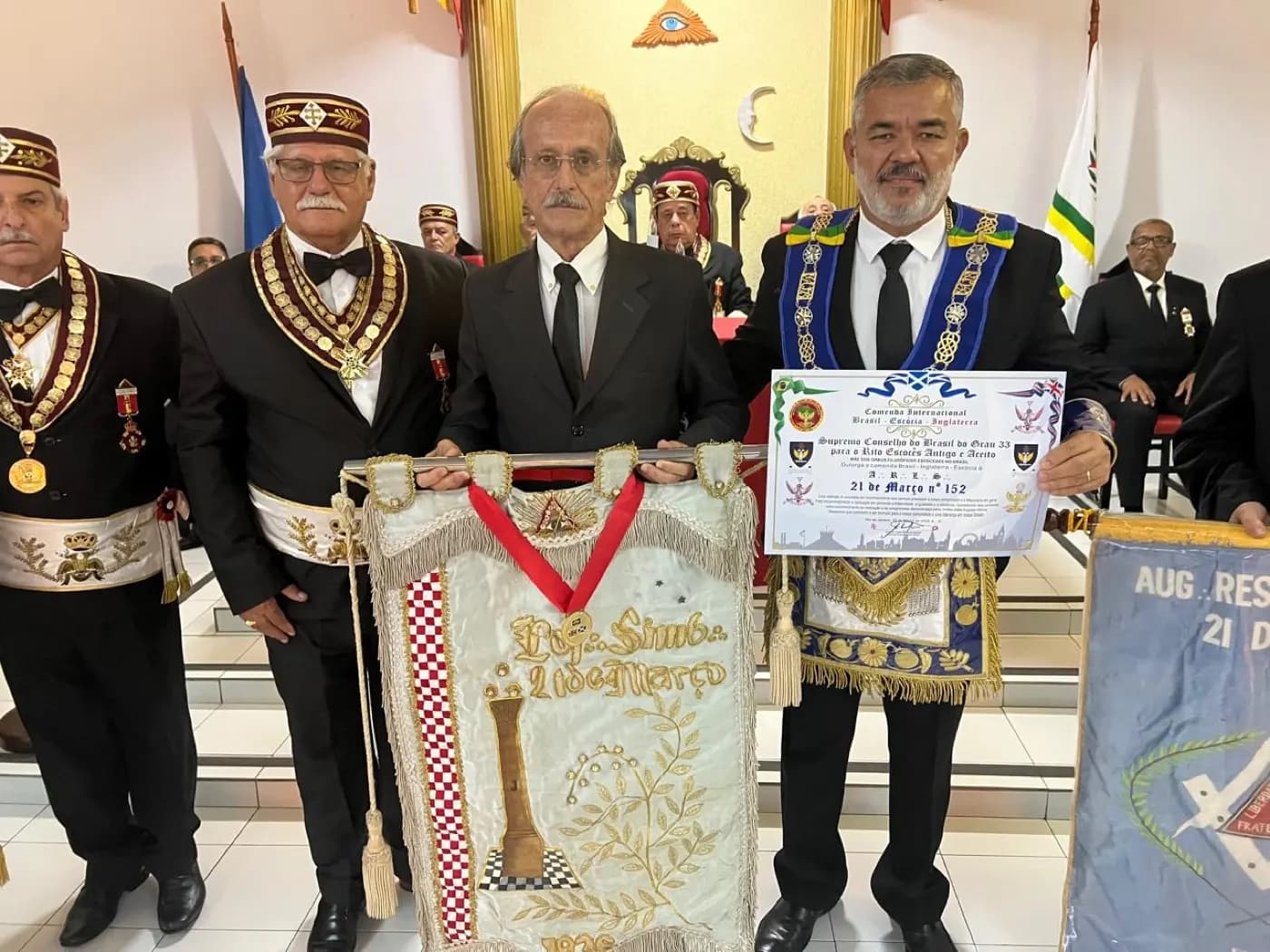 Registro fotográfico: PARTICIPAÇÃO DO GRÃO-MESTRE DO GOB-RN NO ENCONTRO NACIONAL DE ESCOCISTAS – 2025.