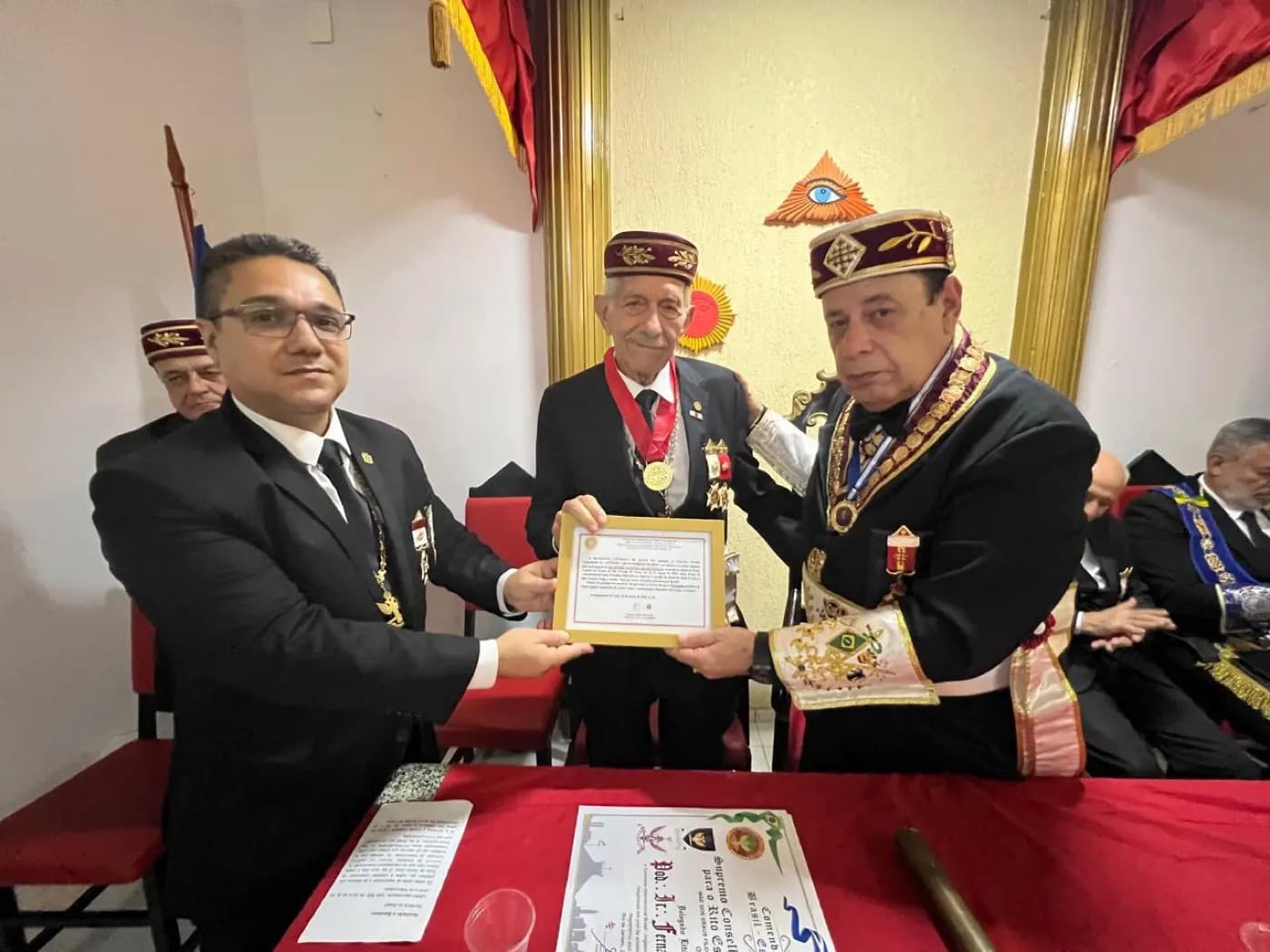 Registro fotográfico: PARTICIPAÇÃO DO GRÃO-MESTRE DO GOB-RN NO ENCONTRO NACIONAL DE ESCOCISTAS – 2025.