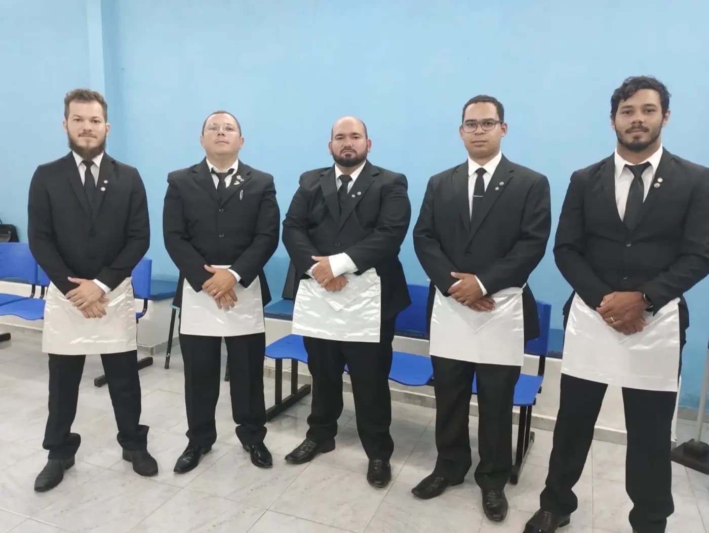 Registro fotográfico: SESSÃO ORDINÁRIA DE REGULARIZAÇÃO REALIZADA PELA LOJA MAÇÔNICA PEDRO ALVES PINHEIRO Nº 3918, ORIENTE DE EXTREMOZ/RN.