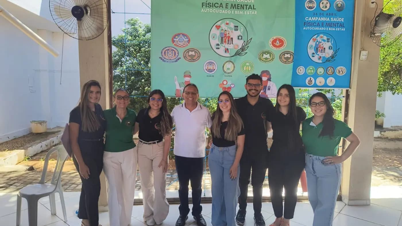 Registro fotográfico: AÇÃO FILANTRÓPICA ESTADUAL COORDENADA PELO GOB/RN, REALIZADA NO DIA 26/04/2025 – CAMPANHA SAÚDE FÍSICA E MENTAL, AUTOCUIDADOS E BEM-ESTAR.