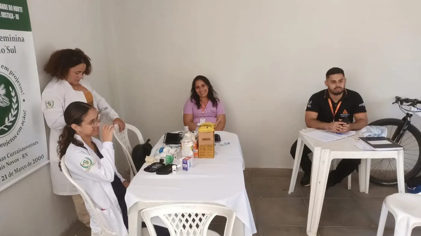Registro fotográfico: AÇÃO FILANTRÓPICA ESTADUAL COORDENADA PELO GOB/RN, REALIZADA NO DIA 26/04/2025 – CAMPANHA SAÚDE FÍSICA E MENTAL, AUTOCUIDADOS E BEM-ESTAR.