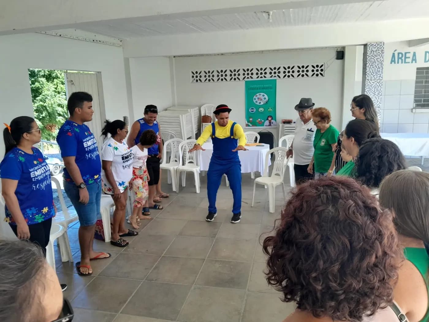 Registro fotográfico: AÇÃO FILANTRÓPICA ESTADUAL COORDENADA PELO GOB/RN, REALIZADA NO DIA 26/04/2025 – CAMPANHA SAÚDE FÍSICA E MENTAL, AUTOCUIDADOS E BEM-ESTAR.