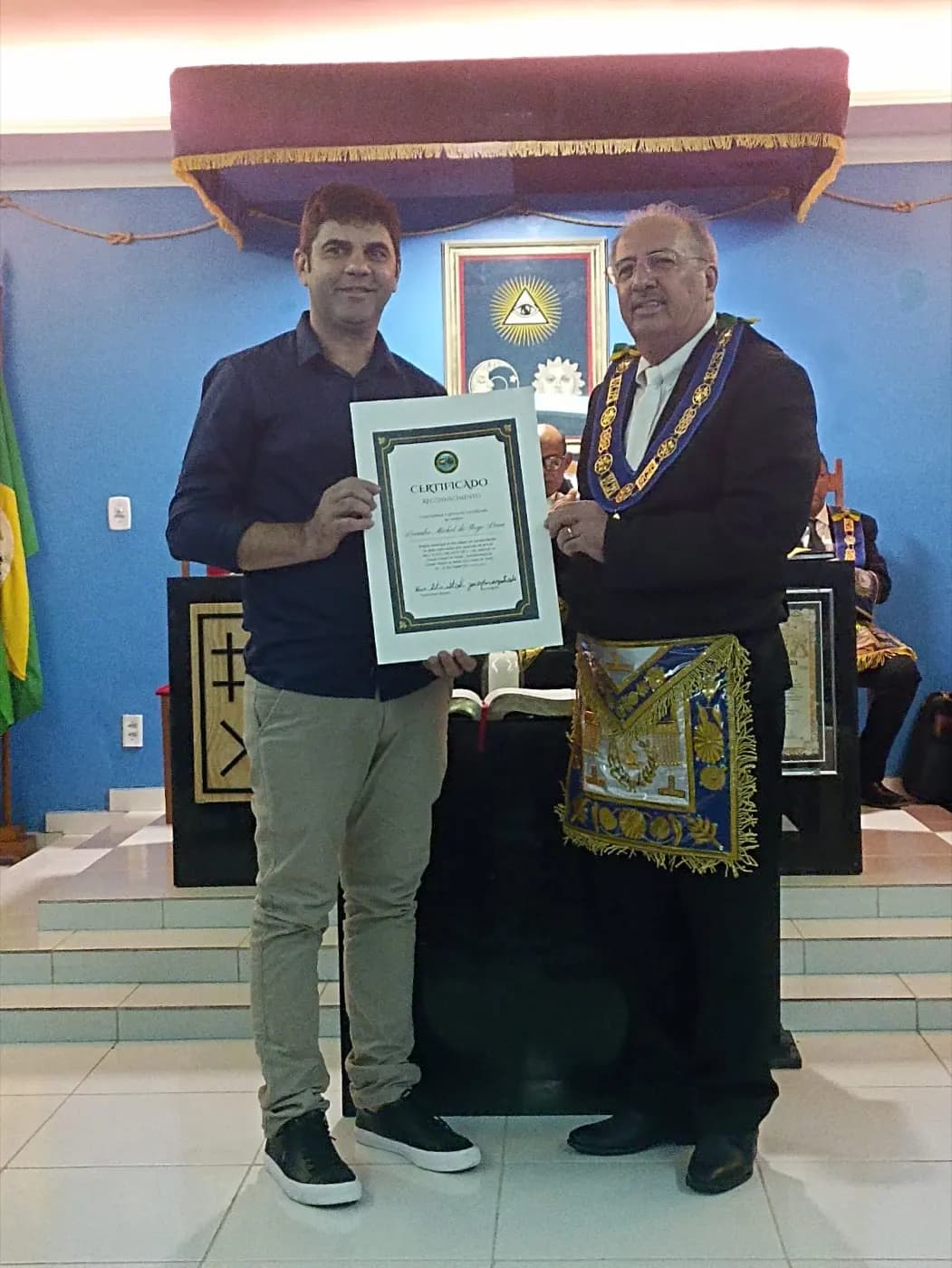 Registro fotográfico: SESSÕES MAÇÔNICAS REALIZADAS PELA LOJA MAÇÔNICA ACÁCIA MICAELENSE Nº 2.365, ORIENTE DE SÃO MIGUEL/RN.