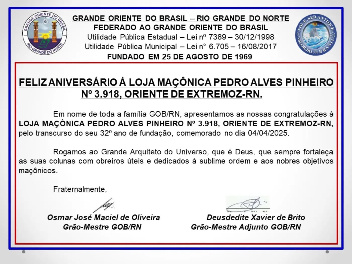 Registro fotográfico: FELIZ ANIVERSÁRIO