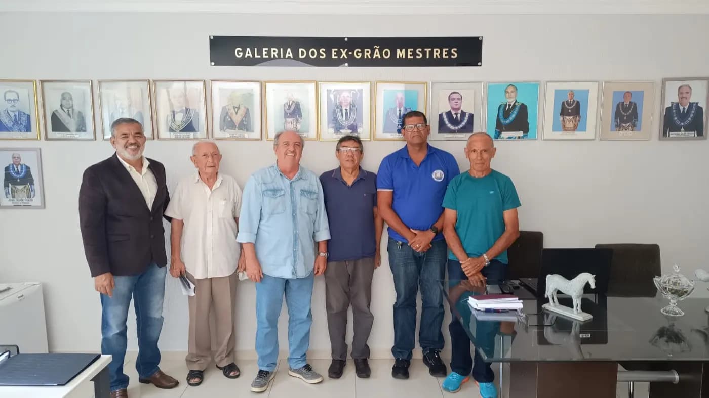 Registro fotográfico: VISITA À SEDE DO GRANDE ORIENTE DO BRASIL – RIO GRANDE DO NORTE (GOB-RN).