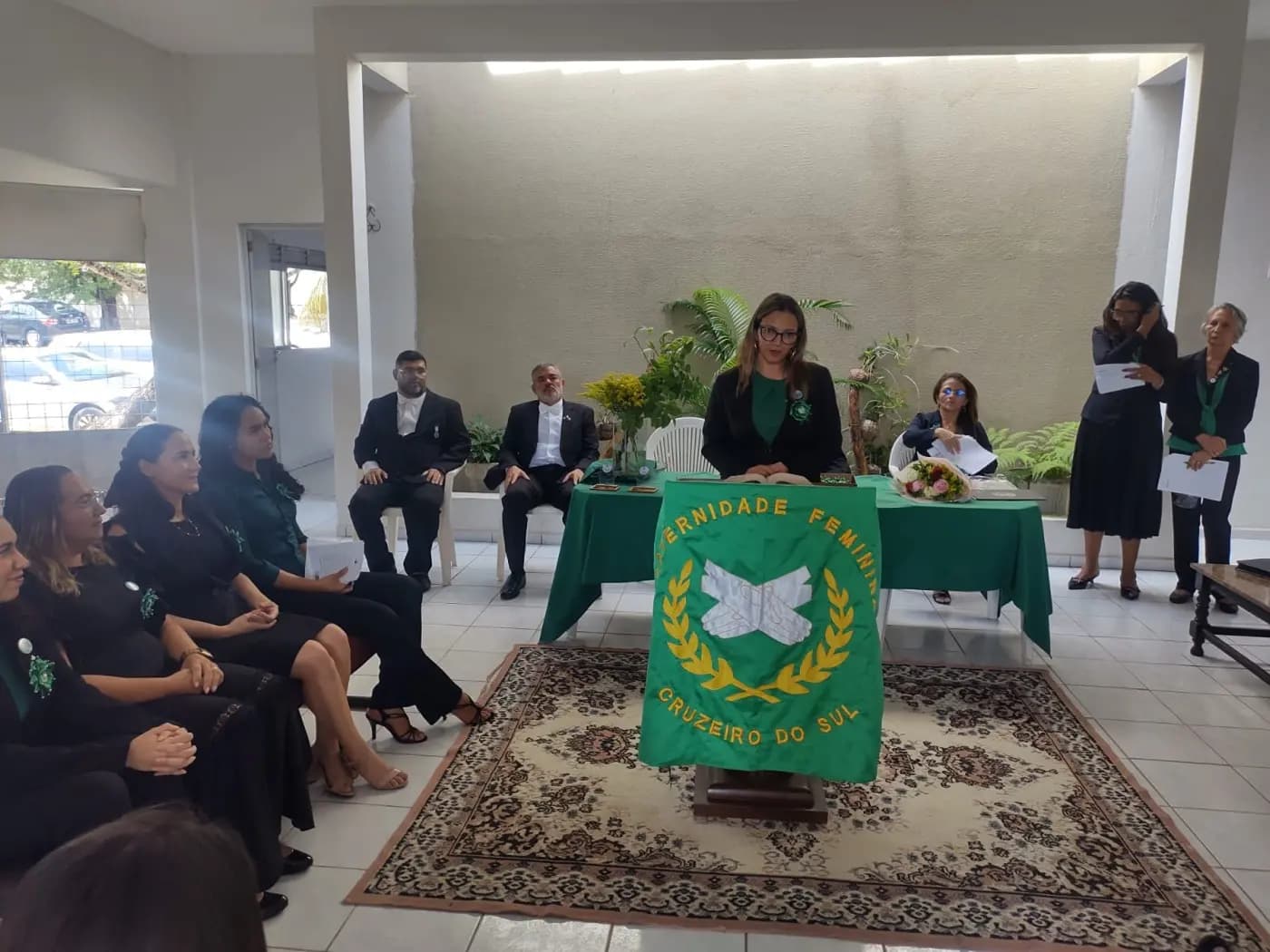 Registro fotográfico: SESSÃO MAGNA DE INSTALAÇÃO E POSSE DE VENERÁVEL MESTRE E POSSE DA NOVA DIRETORIA DA LOJA MAÇÔNICA UNIVERSITÁRIA ESTRELA NATALENSE Nº 4.122, RITO SCHRÖDER, ORIENTE DE PARNAMIRIM-RN, ELEITOS PARA O BIÊNIO 2025/2027.