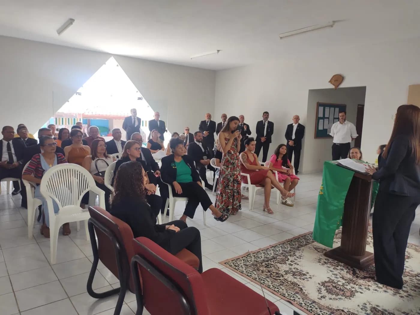 Registro fotográfico: SESSÃO MAGNA DE INSTALAÇÃO E POSSE DE VENERÁVEL MESTRE E POSSE DA NOVA DIRETORIA DA LOJA MAÇÔNICA UNIVERSITÁRIA ESTRELA NATALENSE Nº 4.122, RITO SCHRÖDER, ORIENTE DE PARNAMIRIM-RN, ELEITOS PARA O BIÊNIO 2025/2027.