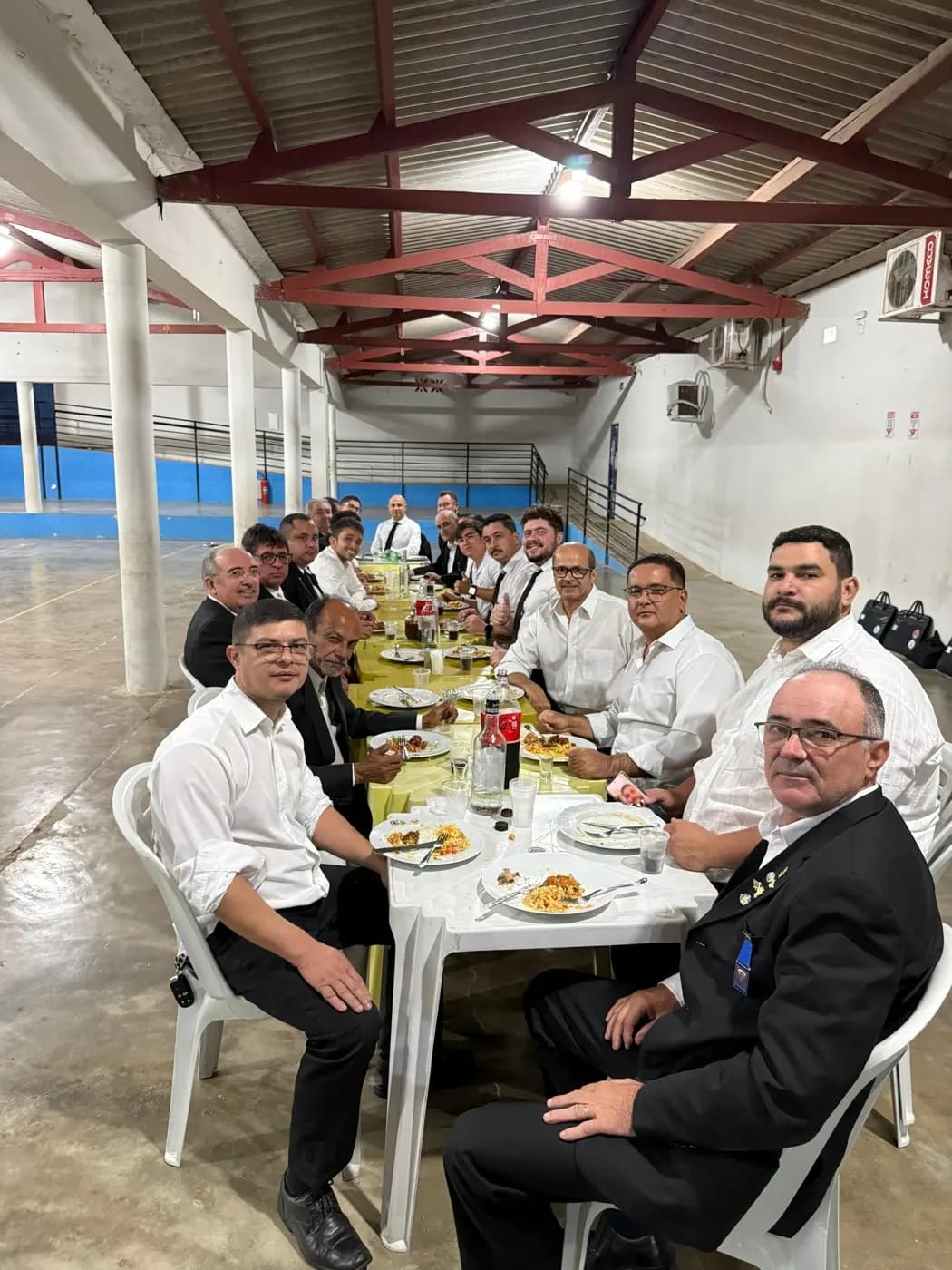 Registro fotográfico: VISITA DE COMITIVA DA LOJA MAÇÔNICA ACÁCIA MICAELENSE Nº 2365 (GOB-RN) À LOJA MAÇÔNICA JOSÉ TORQUATO DE FIGUEIREDO Nº 42 (GLERN), AMBAS DO ORIENTE DE SÃO MIGUEL-RN.