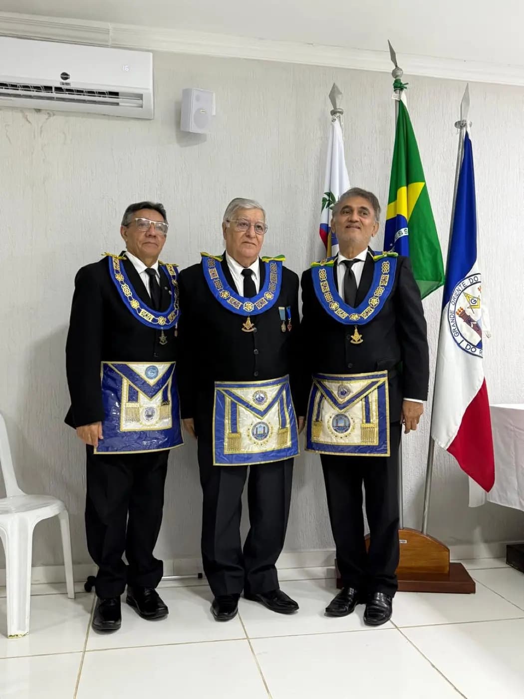 Registro fotográfico: ATO ADMINISTRATIVO DE POSSE DA DIRETORA EXECUTIVA DA APJ/GOB-RN, DE SECRETÁRIOS DO GOB-RN E DE JUÍZES DOS TRIBUNAIS MAÇÔNICOS DO GOB-RN.