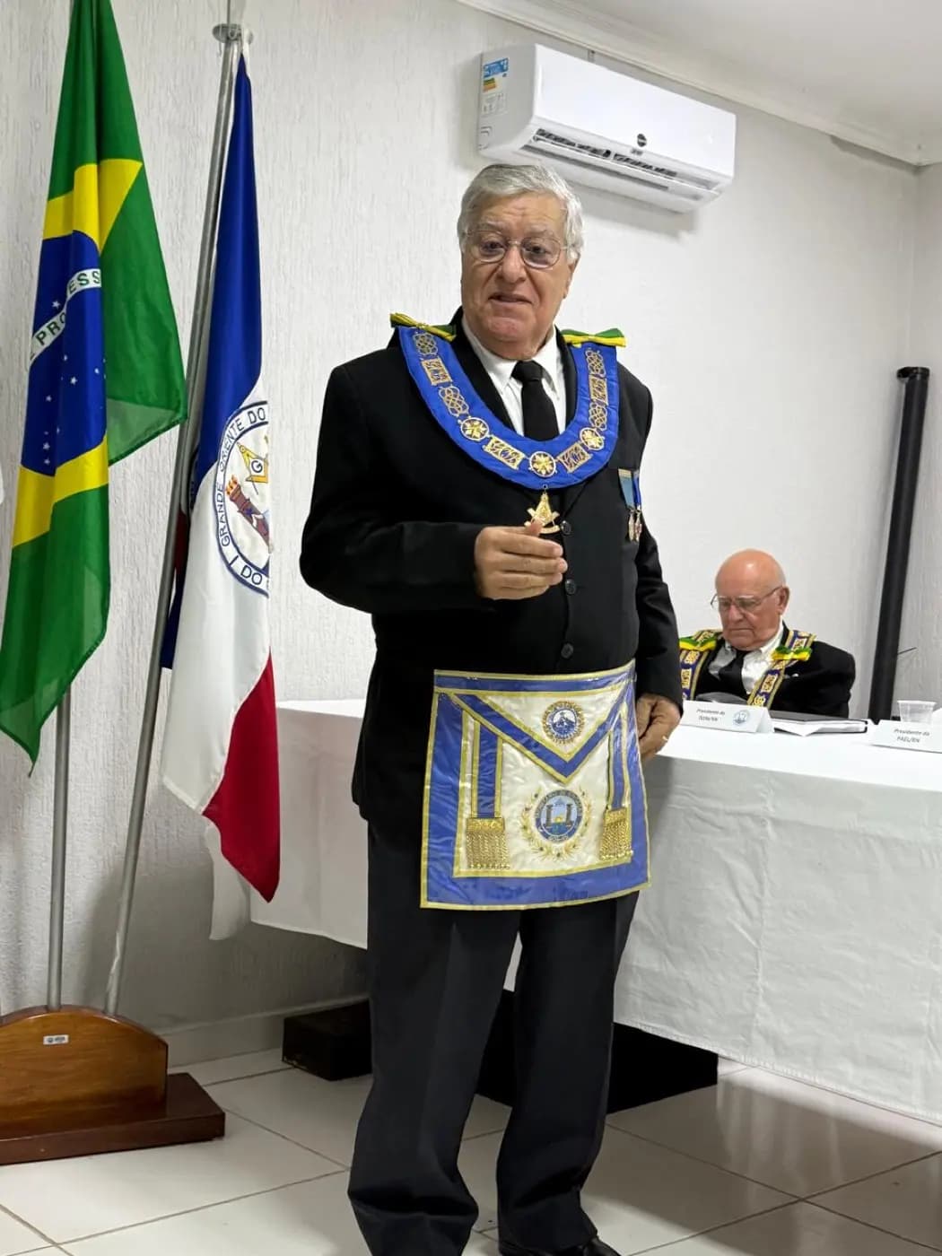 Registro fotográfico: ATO ADMINISTRATIVO DE POSSE DA DIRETORA EXECUTIVA DA APJ/GOB-RN, DE SECRETÁRIOS DO GOB-RN E DE JUÍZES DOS TRIBUNAIS MAÇÔNICOS DO GOB-RN.