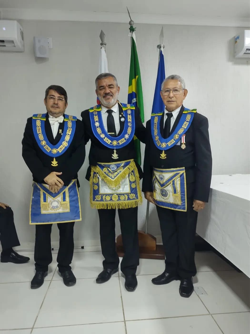 Registro fotográfico: ATO ADMINISTRATIVO DE POSSE DA DIRETORA EXECUTIVA DA APJ/GOB-RN, DE SECRETÁRIOS DO GOB-RN E DE JUÍZES DOS TRIBUNAIS MAÇÔNICOS DO GOB-RN.