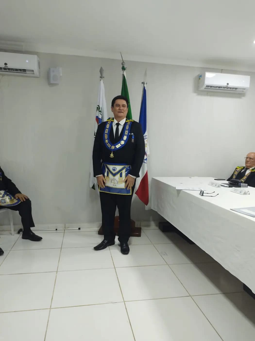 Registro fotográfico: ATO ADMINISTRATIVO DE POSSE DA DIRETORA EXECUTIVA DA APJ/GOB-RN, DE SECRETÁRIOS DO GOB-RN E DE JUÍZES DOS TRIBUNAIS MAÇÔNICOS DO GOB-RN.