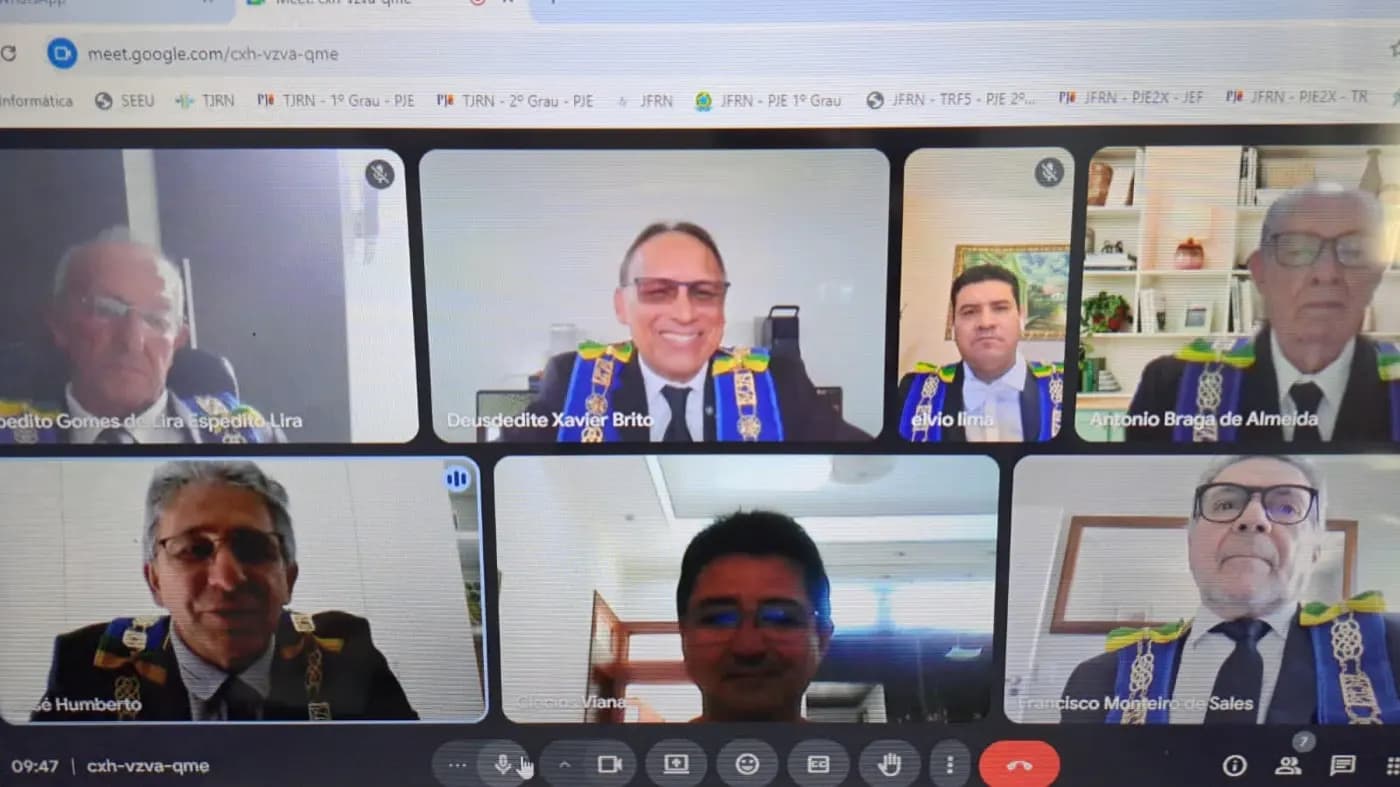 Registro fotográfico: REUNIÃO ORDINÁRIA VIRTUAL DO CONSELHO ESTADUAL.