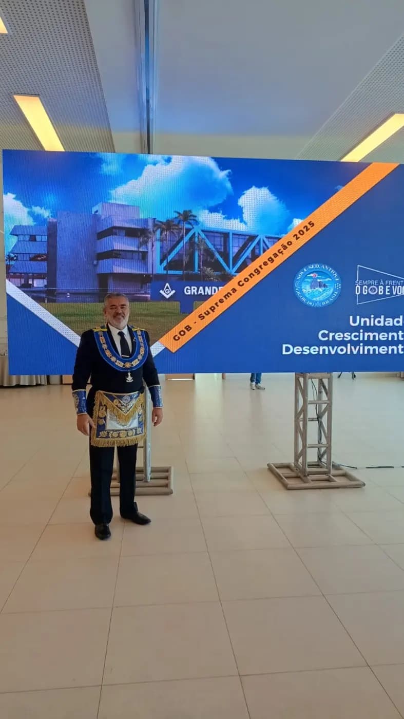 Registro fotográfico: PARTICIPAÇÃO DO GRÃO-MESTRE DO GOB-RN E COMITIVA NOS EVENTOS DA SUPREMA CONGREGAÇÃO/2025 DO GOB.