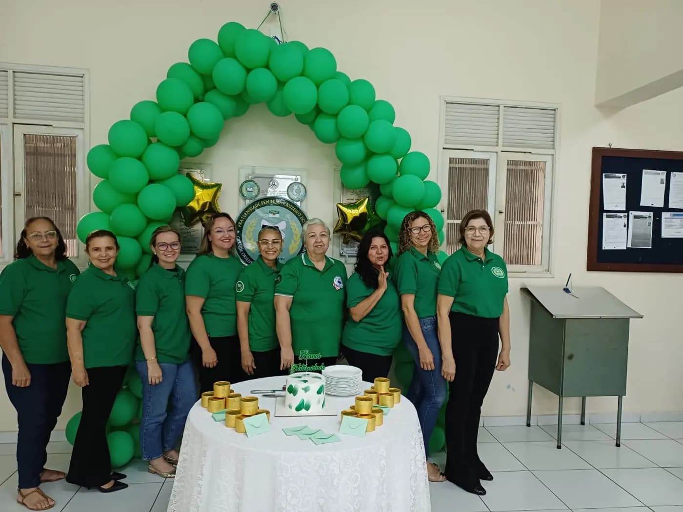 Registro fotográfico: ATO COMEMORATIVO AOS 58 ANOS DE FUNDAÇÃO DA FRATERNIDADE FEMININA CRUZEIRO DO SUL – FRAFEM.