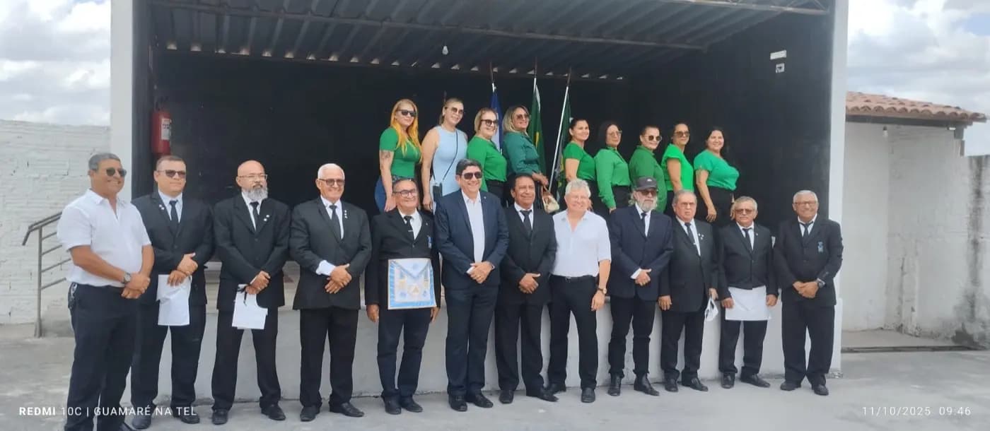 Registro fotográfico: AÇÃO FILANTRÓPICA REALIZADA PELA LOJA MAÇÔNICA SENADOR JOÃO CÂMARA Nº 3268, DO ORIENTE DE JOÃO CÂMARA-RN.