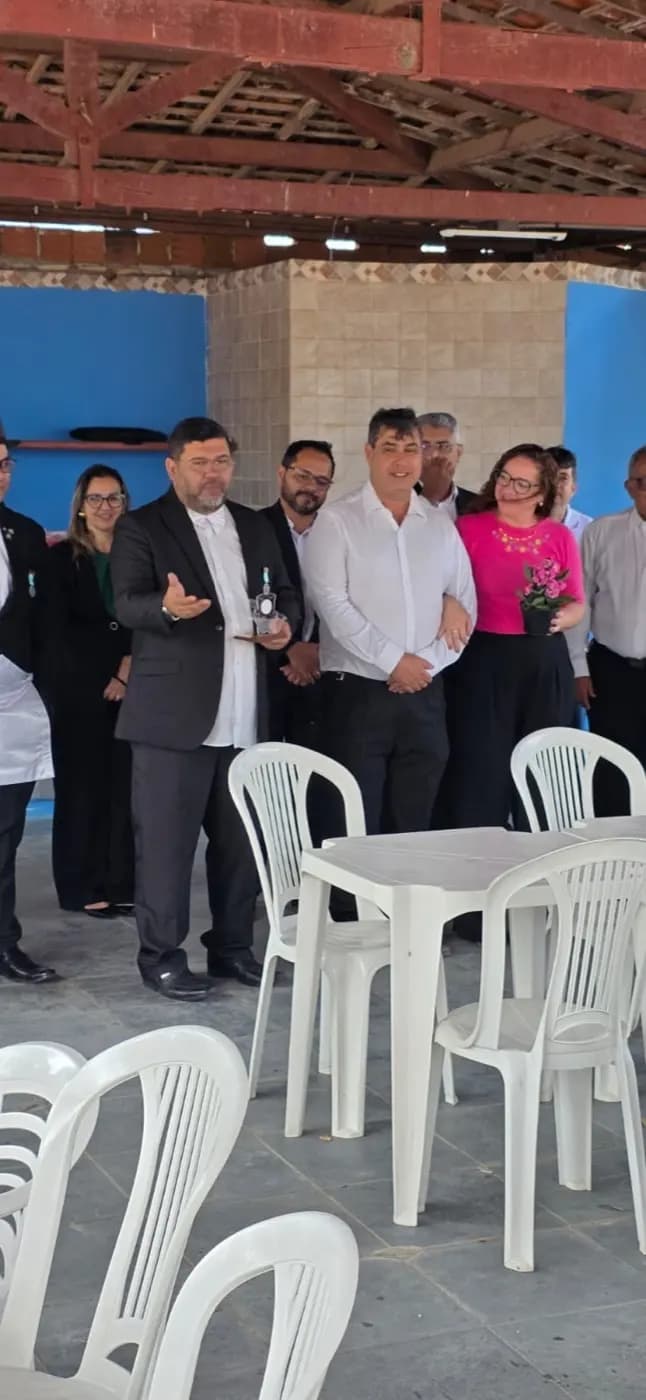 Registro fotográfico: SESSÃO MAGNA DE INICIAÇÃO NO RITO SCHRÖDER, REALIZADA PELA LOJA MAÇÔNICA UNIVERSITÁRIA ESTRELA NATALENSE Nº 4.122, ORIENTE DE PARNAMIRIM/RN.
