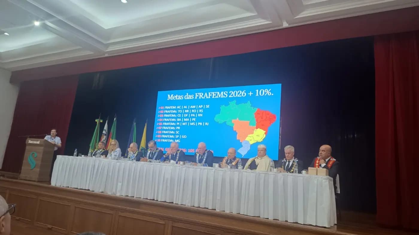 Registro fotográfico: ABERTURA DO ANO MAÇÔNICO 2026 DO GRANDE ORIENTE DO BRASIL (GOB).