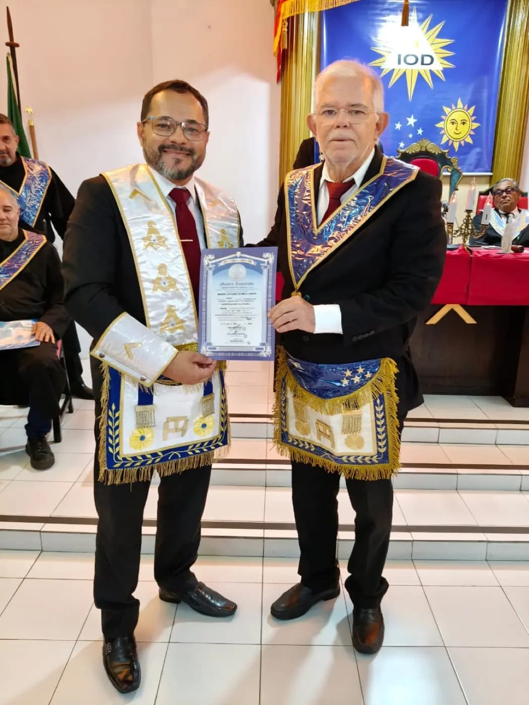 Registro fotográfico: LOJA MAÇÔNICA UNIVERSITÁRIA MÁRIO VILAR DE MELO Nº 4.085, ORIENTE DE NATAL/RN – SESSÃO DE RETORNO AOS TRABALHOS MAÇÔNICOS DO ANO DE 2026