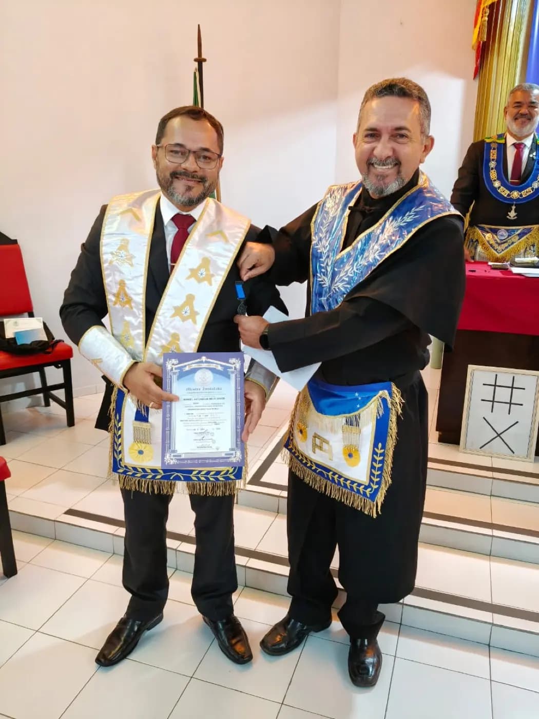 Registro fotográfico: LOJA MAÇÔNICA UNIVERSITÁRIA MÁRIO VILAR DE MELO Nº 4.085, ORIENTE DE NATAL/RN – SESSÃO DE RETORNO AOS TRABALHOS MAÇÔNICOS DO ANO DE 2026