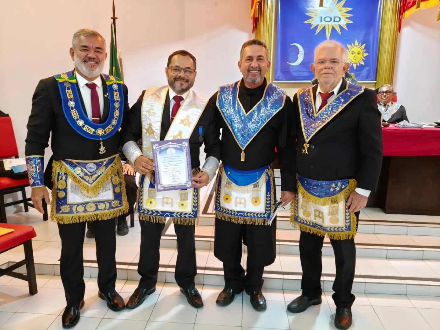 Registro fotográfico: LOJA MAÇÔNICA UNIVERSITÁRIA MÁRIO VILAR DE MELO Nº 4.085, ORIENTE DE NATAL/RN – SESSÃO DE RETORNO AOS TRABALHOS MAÇÔNICOS DO ANO DE 2026