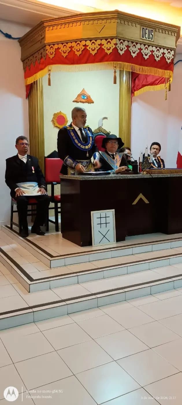 Registro fotográfico: LOJA MAÇÔNICA JOÃO CECÍLIO DA COSTA N° 2.116, ORIENTE DE NATAL-RN – SESSÃO MAGNA PÚBLICA EM HOMENAGEM À CRIAÇÃO DO CENTRO DE ESTUDOS MAÇÔNICOS.