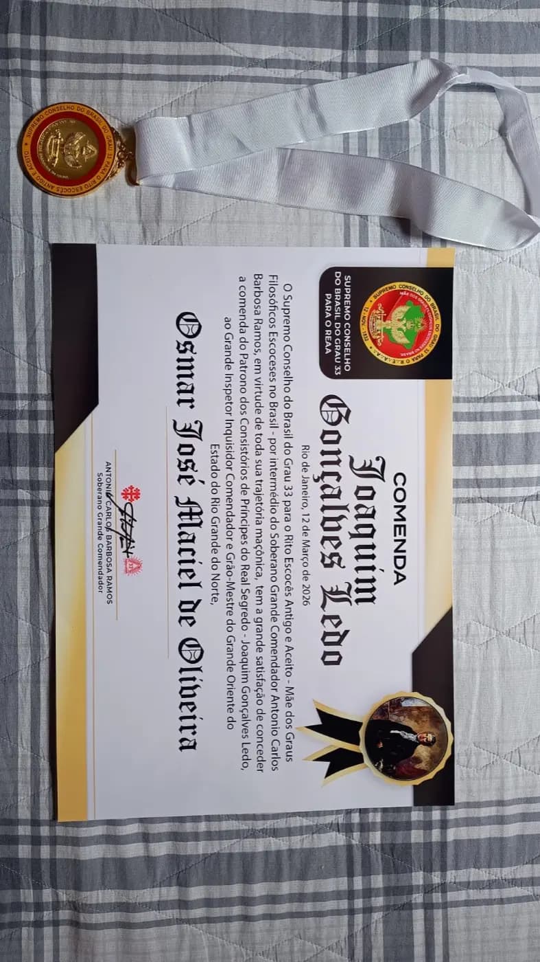 Registro fotográfico: PARTICIPAÇÃO DO GRÃO-MESTRE DO GOB-RN NO ENCONTRO NACIONAL DE ESCOCISTAS – 2026.