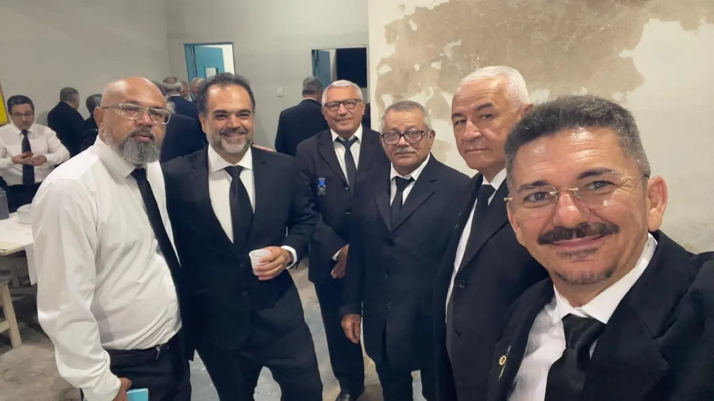 Registro fotográfico: LOJA MAÇÔNICA SENADOR JOÃO CÂMARA Nº 3.268, DO ORIENTE DE JOÃO CÂMARA/RN – SESSÃO MAGNA DE ELEVAÇÃO.