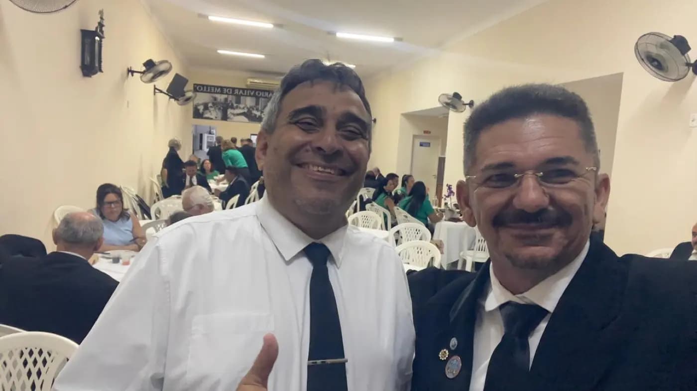 Registro fotográfico: LOJA MAÇÔNICA JOÃO CECÍLIO DA COSTA N° 2.116, ORIENTE DE NATAL/RN –SESSÃO MAGNA DE INICIAÇÃO.