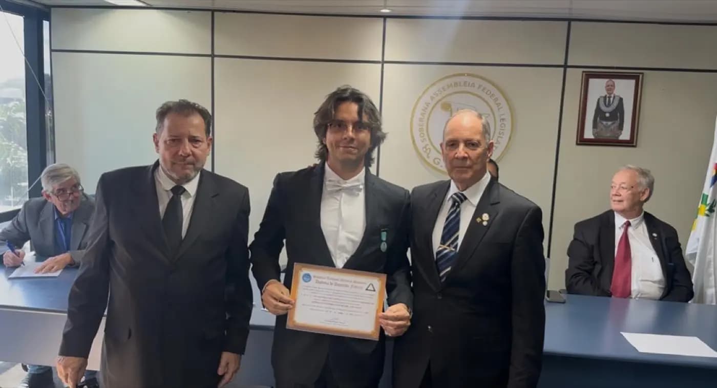 Registro fotográfico: DIPLOMAÇÃO E POSSE DE NOVOS DEPUTADOS FEDERAIS MAÇÔNICOS DO GOB-RN.