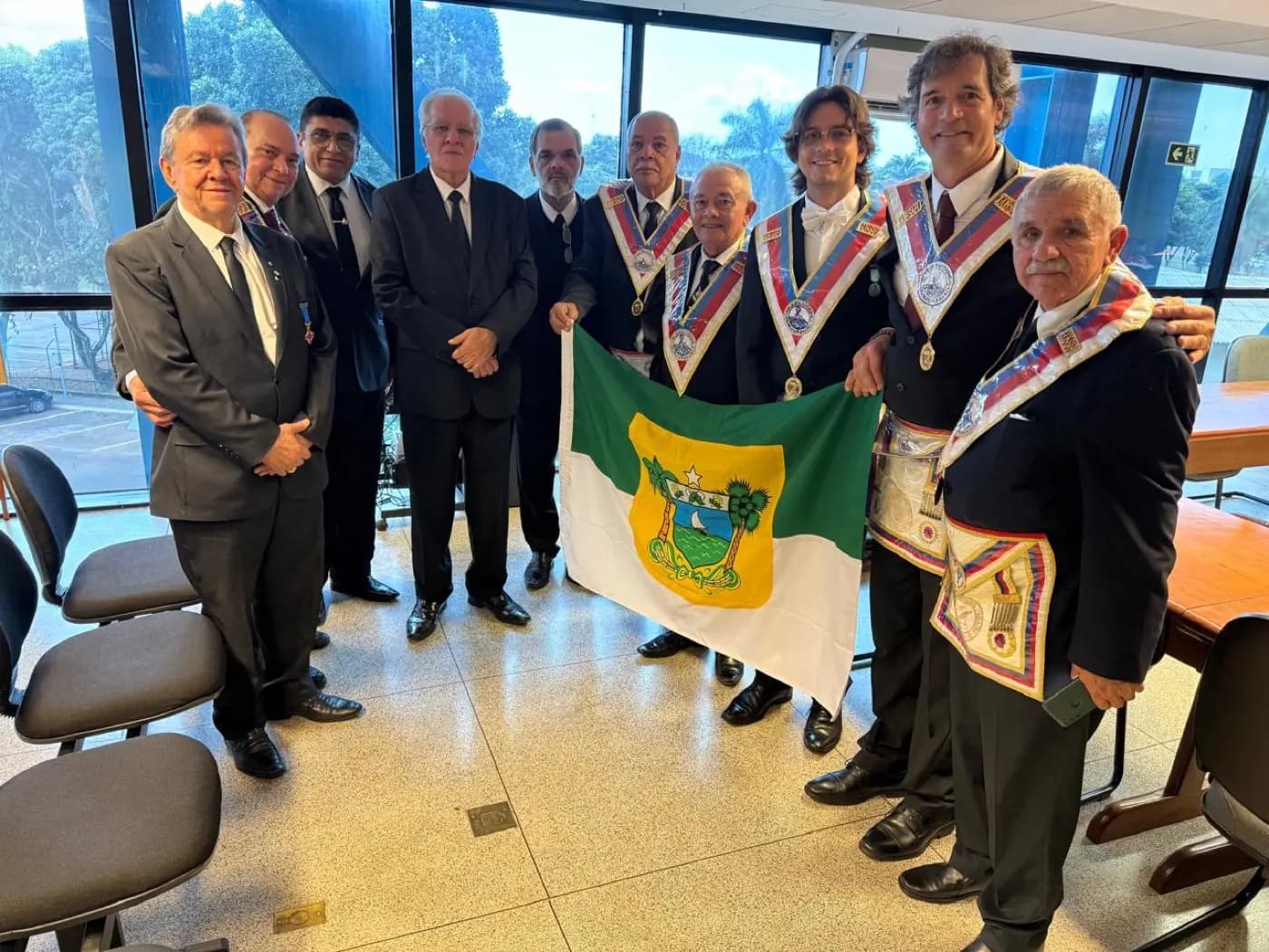 Registro fotográfico: DIPLOMAÇÃO E POSSE DE NOVOS DEPUTADOS FEDERAIS MAÇÔNICOS DO GOB-RN.