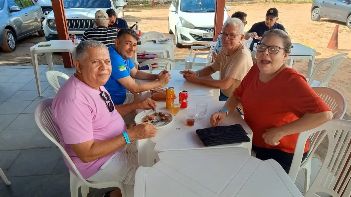 Registro fotográfico: NÚCLEO ALFA UNIÃO NATALENSE N°42, DA AÇÃO PARAMAÇÔNICA JUVENIL – APEIJOADA.