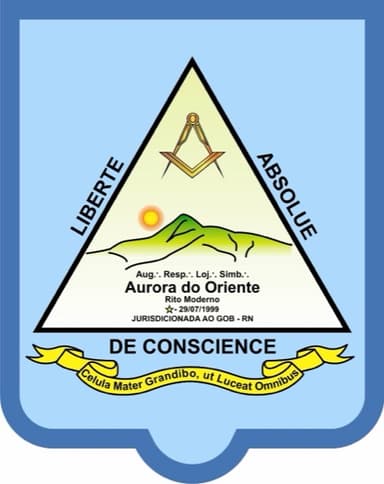 Estandarte da ARLS Aurora do Oriente nº 3269